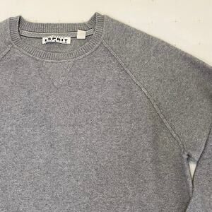 Esprit Pullover Sweatshirt Sweater Men’s L | Gray Soft Fleece Casual | EUC